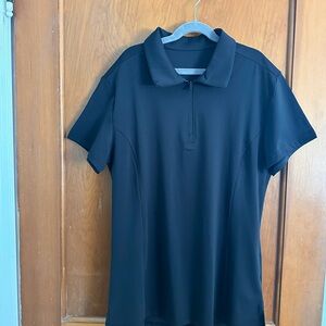 Black Polo Shirt for Women